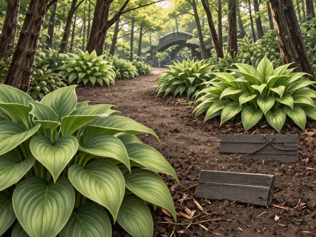 日本庭院玉簪种植指南，富含有机质土壤打造阴生景观