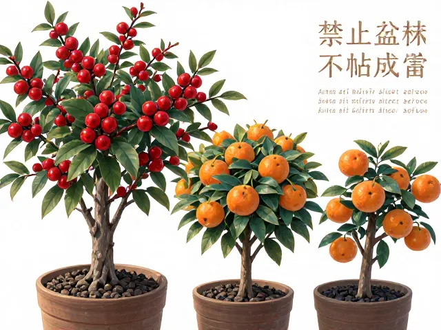 冬青和四季橘区别，植株大小对比，选对盆栽不踩雷