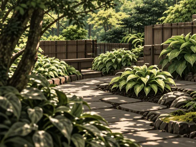 日本庭院玉簪种植指南，选对排水良好土壤，打造幽静日式景观