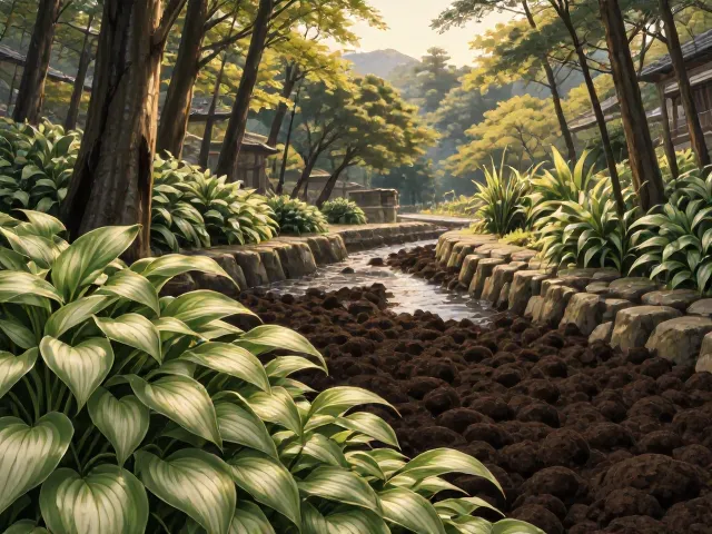 日本庭院玉簪种植指南，选对排水良好土壤，打造幽静日式景观