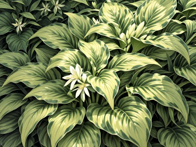玉簪花喜阴怕晒？遮阴50%-70%，15-25℃，养出爆盆大片