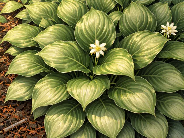 玉簪花喜阴怕晒？遮阴50%-70%，15-25℃，养出爆盆大片