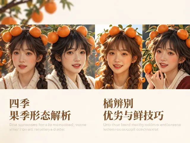 四季橘冬季宿果果柄形态解析,如何辨别优劣与保鲜技巧