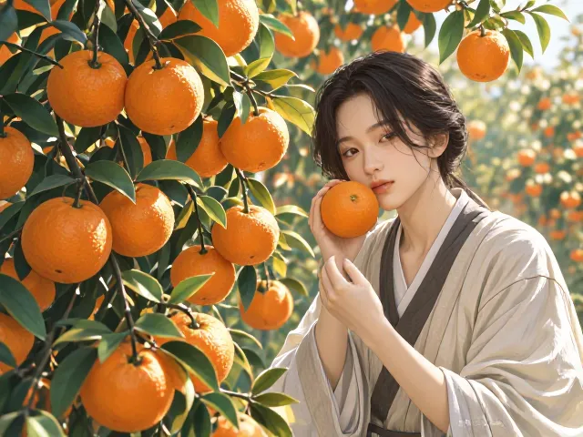 四季橘转色期管理，促花保果，寓意事事如意丰收果