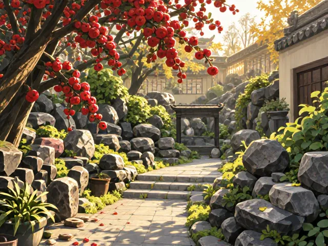 火棘常绿庭院造景，冬季防寒保暖技巧，打造四季美景