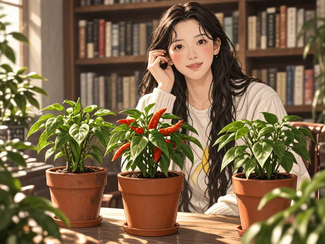 观赏辣椒越冬保暖指南，书房案头四季常青，懒人养护全攻略