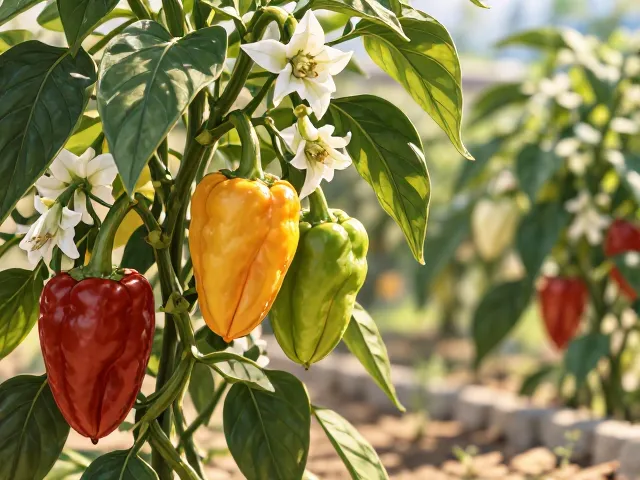 观赏辣椒养护指南,15-25℃最佳,花果期施磷钾肥促丰收
