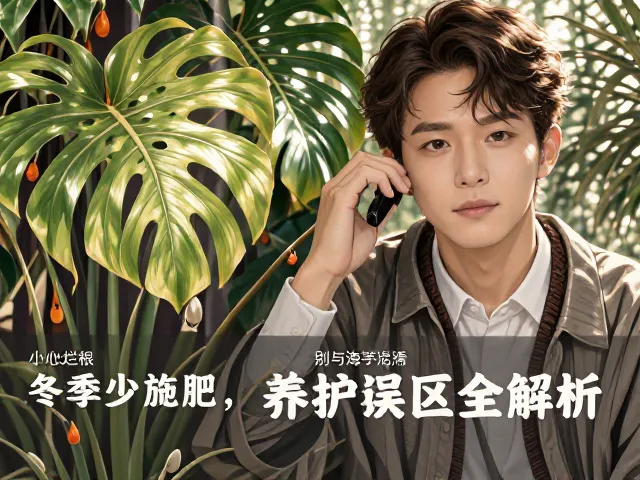 龟背竹冬季少施肥，小心烂根！别与海芋混淆，养护误区全解析