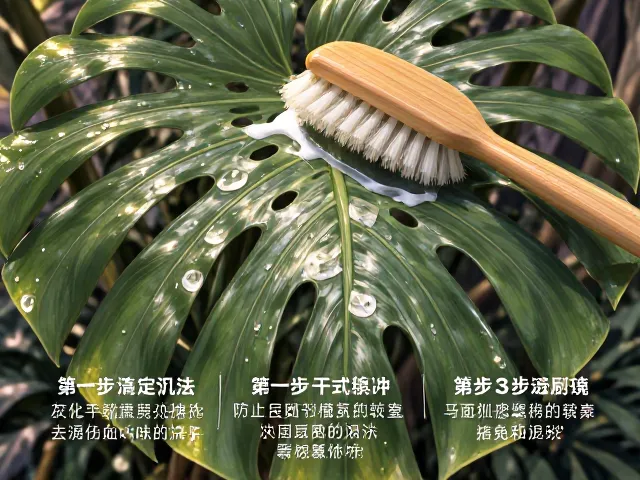 龟背竹如何防止灰尘堵塞气孔？3步清洁法让叶片油亮