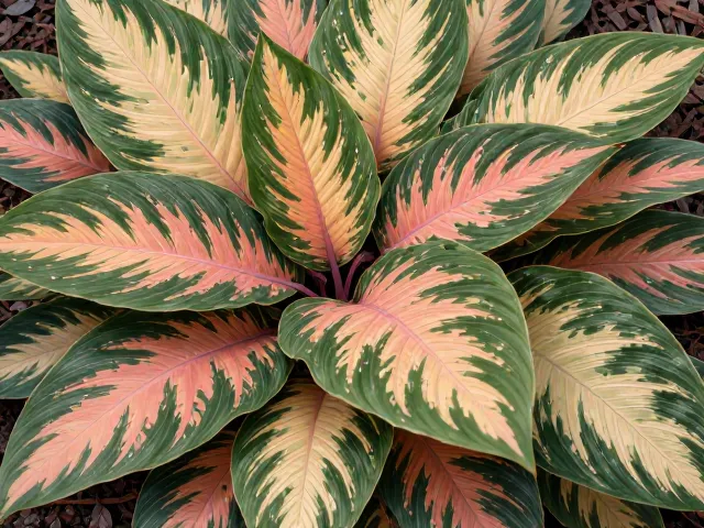 彩叶竹芋叶色随季节变化?沙壤土养护秘籍,爆盆又美观
