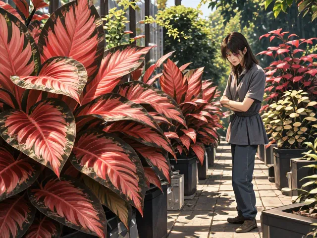 庭院造景彩叶竹芋红蜘蛛防治全攻略