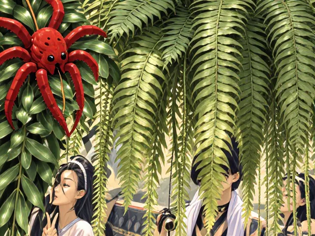 波士顿蕨垂吊装饰避坑，红蜘蛛防治与养护指南