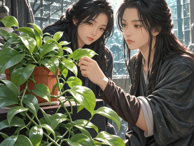 绿萝蔓藤调节湿度好，但耐寒性弱，冬季养护需注意保暖