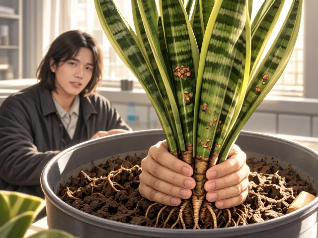 虎皮兰根腐病怎么办?办公室绿植急救指南