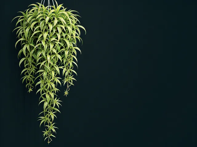 吊兰株型匀称垂吊造型,打造优雅家居绿植