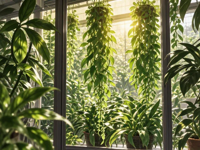 水培吊兰除TVOC，室内观叶绿植净化空气效果实测