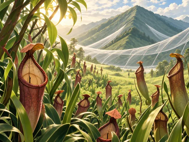 山地型猪笼草养护,高地环境遮阳网防护与种植技巧