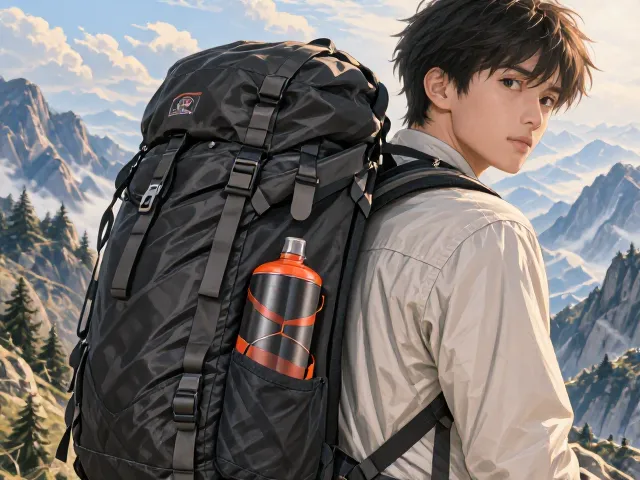 登山入门选什么包?轻量双肩包侧袋装水壶,山野出行更从容