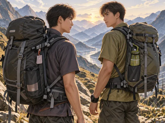 登山入门选什么包？轻量双肩包侧袋装水壶，山野出行更从容