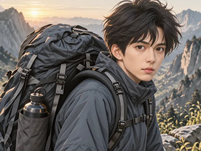 登山入门选什么包？轻量双肩包侧袋装水壶，山野出行更从容