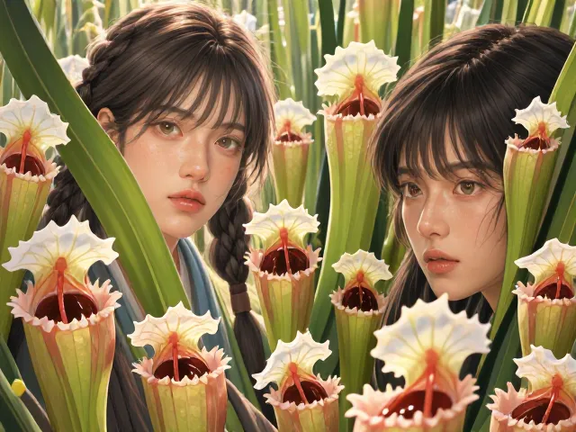 白顶瓶子草与蜜腺，揭秘自然生态平衡的微妙关系