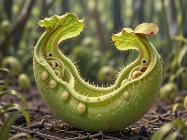 澳洲东部开普茅膏，腺毛如何弯曲包裹猎物？揭秘食虫植物捕食机制
