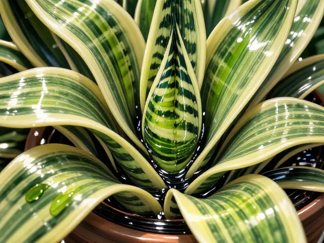 虎皮兰耐高温吗？浇水必避叶心积水，防烂根更健壮