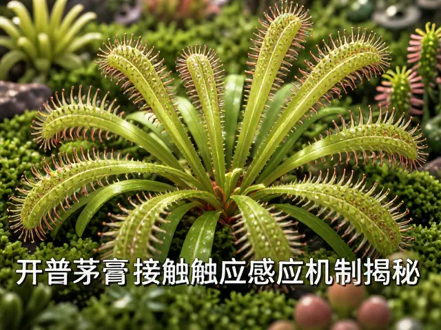 开普茅膏接触触发感应机制揭秘，打造高流量苔藓微景观指南