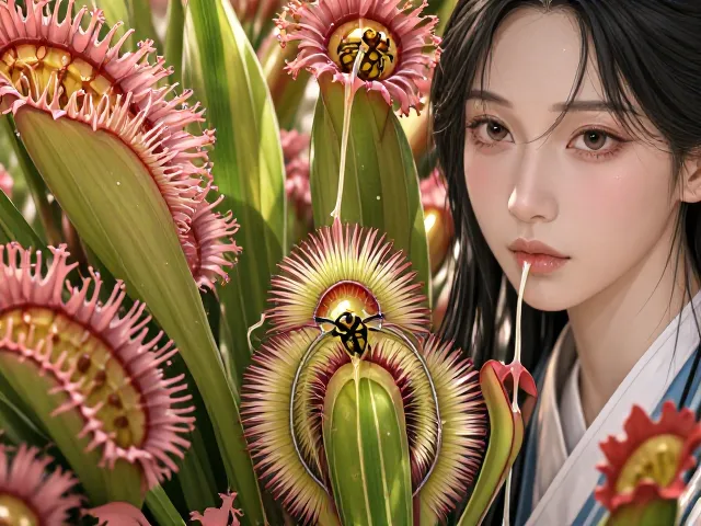开普茅膏与帝汶茅膏菜对比,粘液如何粘附昆虫?