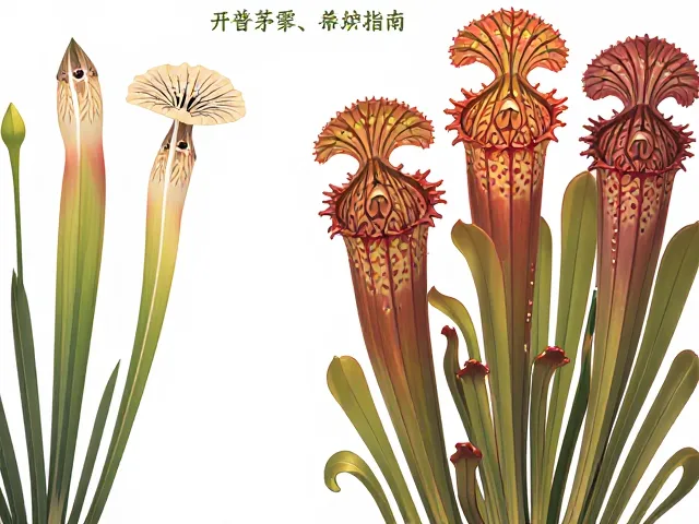 开普茅膏与帝汶茅膏菜,植物感应性差异及养护指南