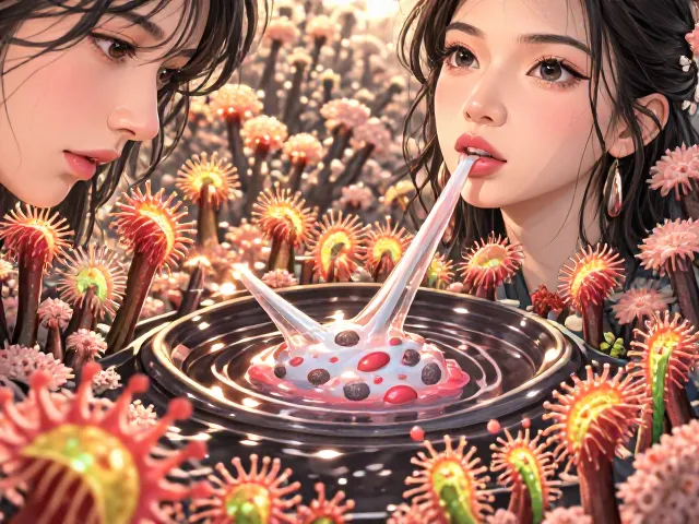 开普茅膏与彩虹茅膏菜粘液溶解猎物机制解析