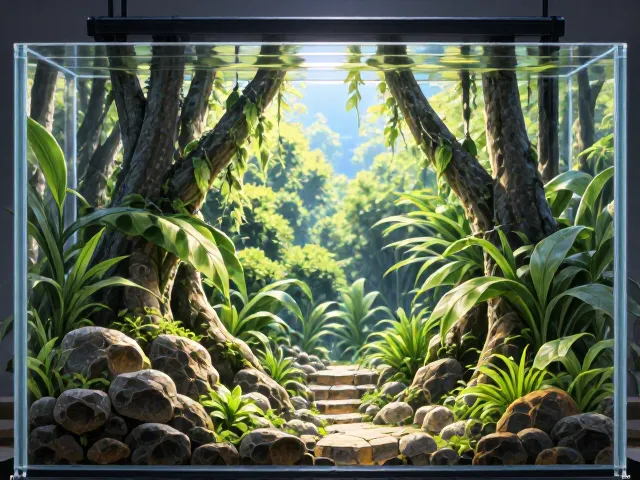 开普茅膏生态缸造景,全日照与半日照怎么选?新手必看