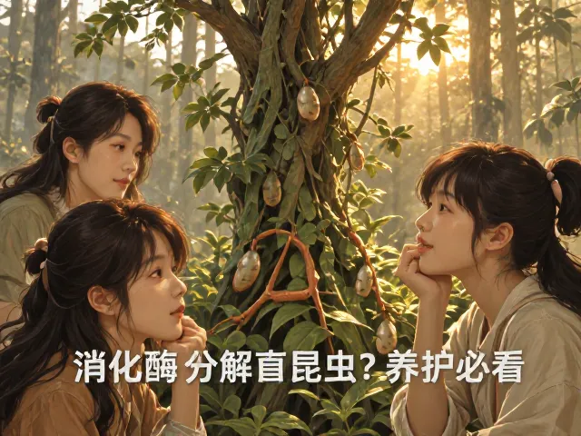 开普茅膏直立型,消化酶如何分解昆虫?养护必看