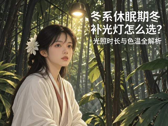 墨西哥系植物冬季休眠期补光灯怎么选？光照时长与色温全解析