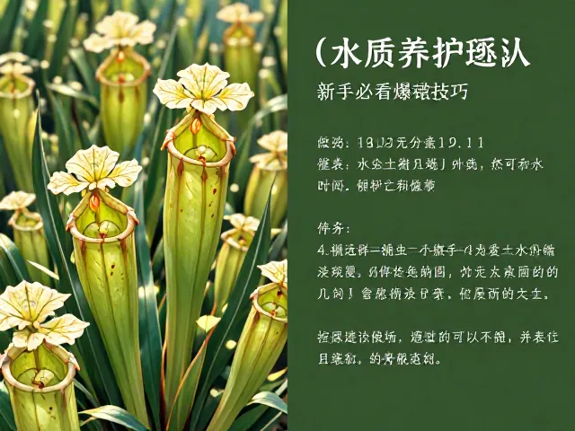墨西哥系智利捕虫堇,水质敏感养护指南,新手必看爆盆技巧