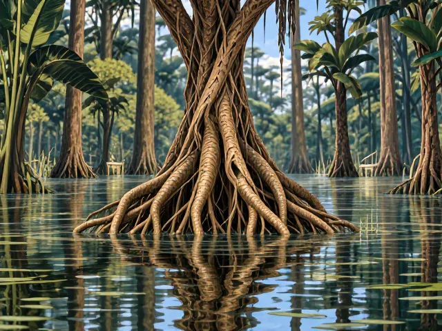 墨西哥系沼泽湿地生态,独特环境下的动植物消化吸收机制解析