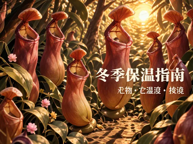 高地猪笼冬季保温指南，热带食虫植物区养护技巧