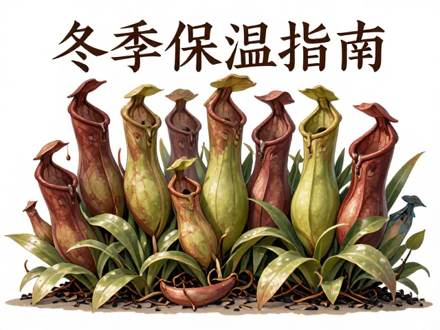 高地猪笼冬季保温指南，热带食虫植物区养护技巧