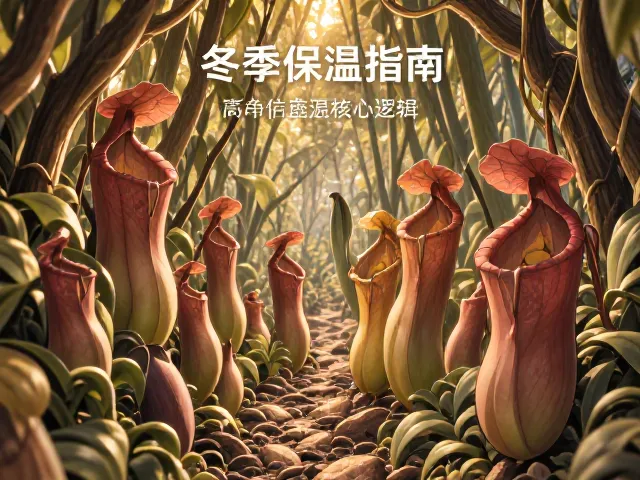 高地猪笼冬季保温指南，热带食虫植物区养护技巧
