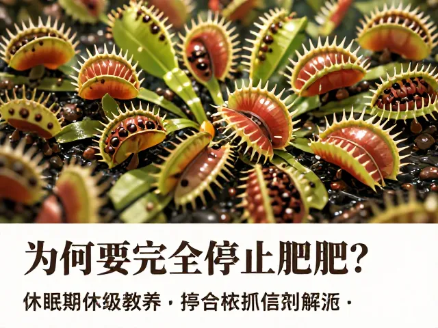 捕蝇草休眠期管理,落叶灌木级养护,为何要完全停止施肥?