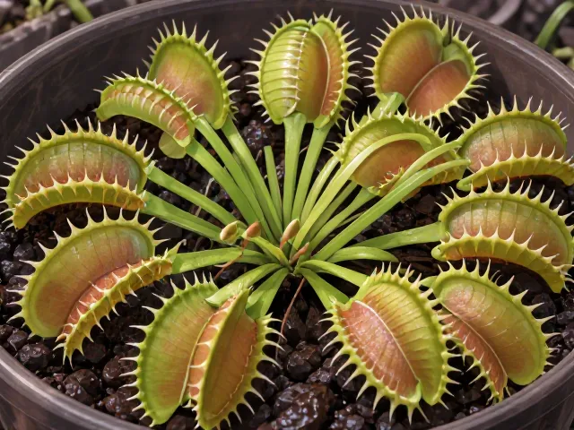 捕蝇草休眠是假死吗?看植株颜色判断状态,别误以为死了!