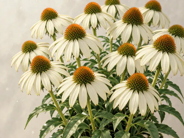 松果菊，纯洁高雅的观叶植物，打造清新治愈系家居空间