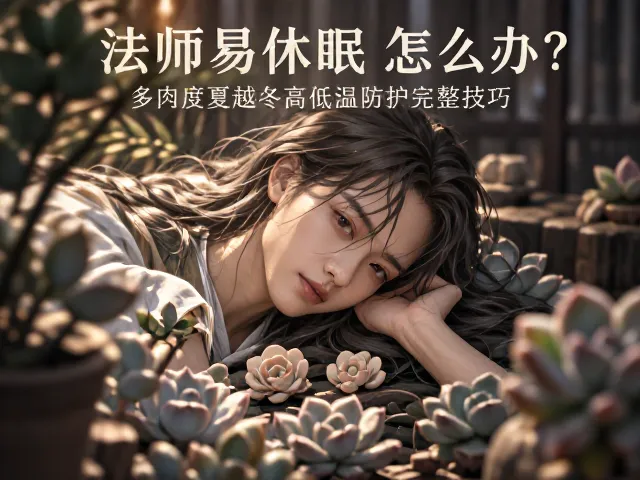 法师夏季易休眠怎么办？多肉度夏越冬高低温防护完整技巧