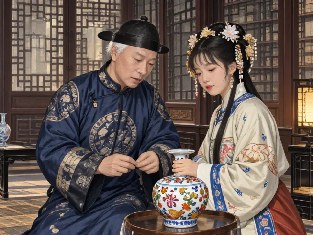 晚清宫廷与民间风尚，景德镇五福捧寿瓷器的文化密码