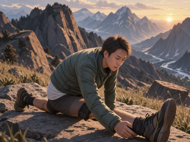 徒步登山专项体能训练，静态拉伸与踝关节力量薄弱改善方案