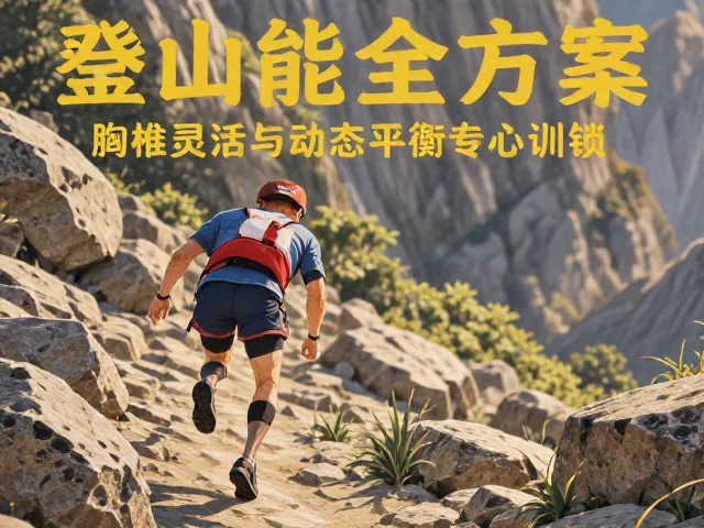 徒步登山体能全方案，胸椎灵活与动态平衡专项训练
