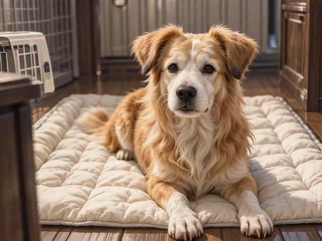 老年犬失禁怎么办？从尿垫过渡到定点如厕，告别狗厕所误区