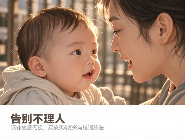 宝宝叫名字没反应?识别自身名字训练法,告别不理人