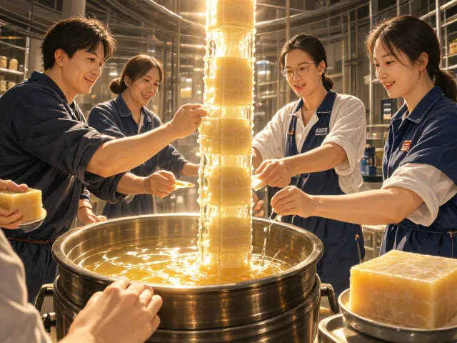 模铸皂体流程解析,从油脂皂化到现代化工,揭秘硬化度核心