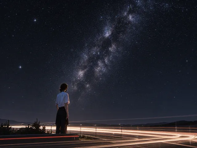 绝美星空:纯净暗光的极致还原